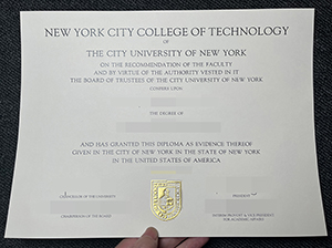纽约市立理工大学文凭-1