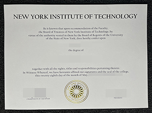 纽约理工学院文凭-1