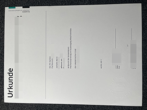 亚琛应用科学大学毕业证-1