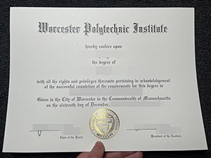 伍斯特理工学院毕业证-1