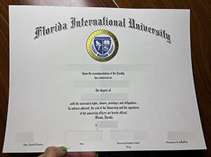 佛罗里达国际大学毕业证-1