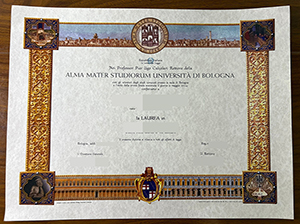 博洛尼亚大学文凭-1
