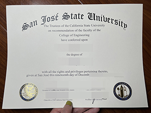圣何塞州立大学文凭-1