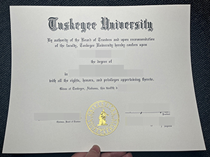 塔斯基吉大学毕业证-1