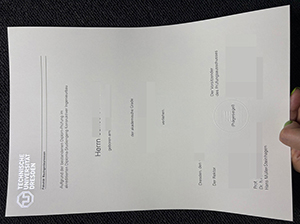 德累斯顿工业大学文凭-1