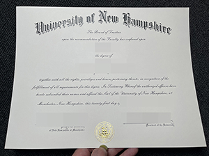新罕布什尔大学毕业证-1