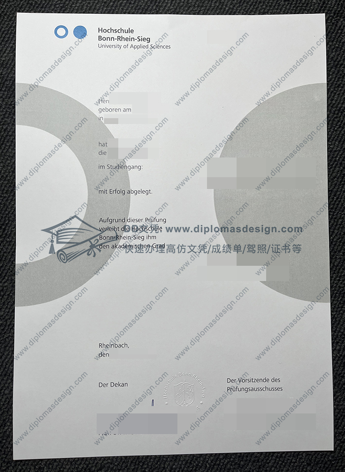 波恩-莱茵-锡格应用技术大学文凭