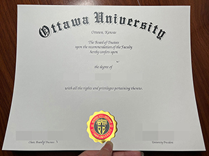 渥太华大学毕业证-1