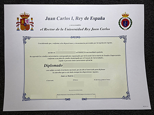 胡安卡洛斯国王大学毕业证-1