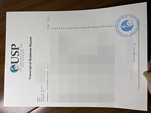 南太平洋大学成绩单-1