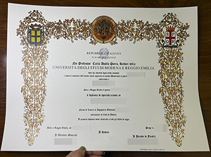 摩德纳大学毕业证-1