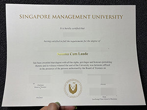 新加坡管理大学毕业证-1