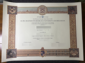 博洛尼亚大学文凭-1