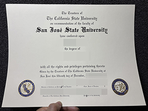 圣何塞州立大学毕业证-1