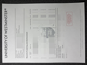 威斯敏斯特大学成绩单-1