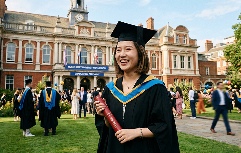 学成归航：伦敦玛丽女王大学毕业证授予仪式