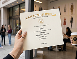 手持FIT学位证书-1